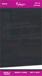 Mobile Screenshot of malmaison.com